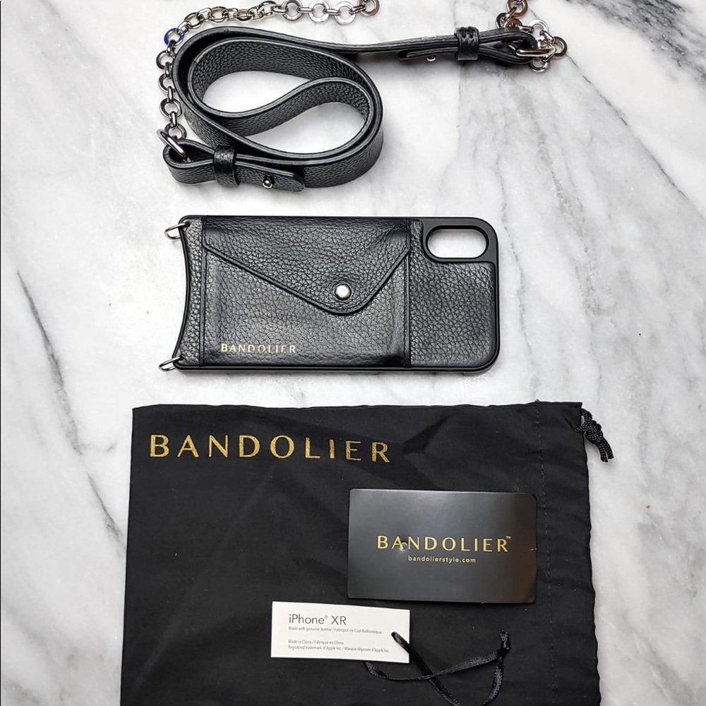 Bandolier Hailey Black iPhone XR case & strap